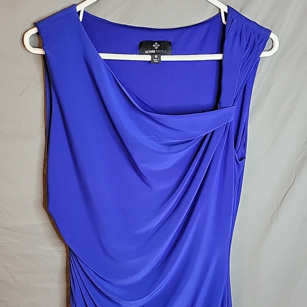 Ronni Nicole Women's Size 10 Colbalt Blue Dress